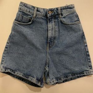 Zara high waisted jean shorts